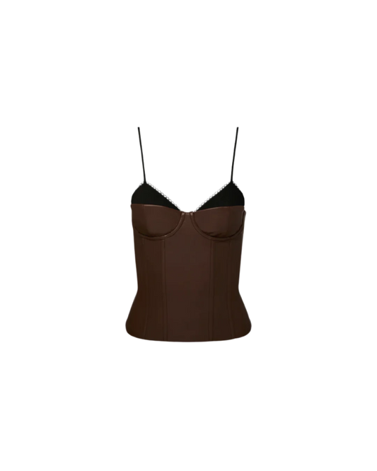 Corset Leather Top